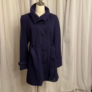 Gallery mid-thigh length Blue Coat